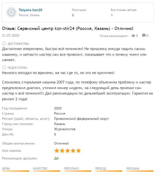 Отзыв по ремонту стиральной машины Siemens